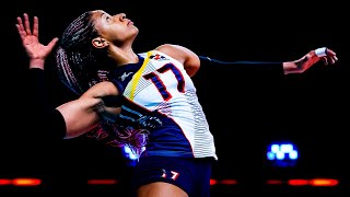 Amazing Gina Mambrú | Best Volleyball Actions | VNL 2021 (HD)
