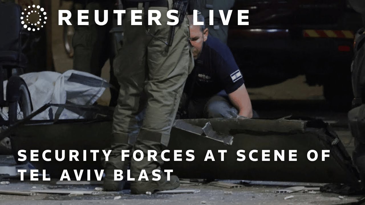 ⁣LIVE: Security forces at scene of Tel Aviv blast | REUTERS