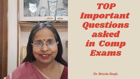 Most Important Questions asked for Comp Exam: UG, PG, NET, SET, TGT, PGT (Digestive System)