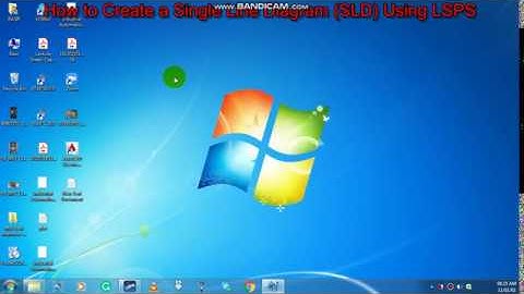 How to Create a Single Line Diagram SLD Using LSPS