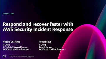 AWS re:Invent 2024 - Respond and recover faster with AWS Security Incident Response (SEC360-NEW)
