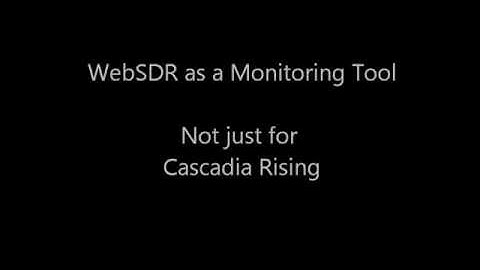 webSDR: Monitor HF Traffic via Internet
