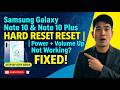 Samsung Galaxy Note 10 & Note 10 Plus HARD RESET | Power + Volume Up Not Working? FIXED!