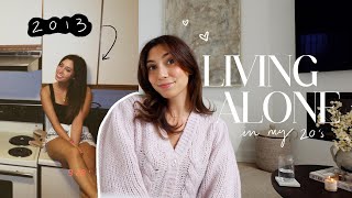 LIVING ALONE in my 20s! The essentials &amp; how to enjoy it | end of my 20’s