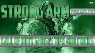 CODscience: Strong Arm Perk Analysis - COD Ghosts Tips and Tricks