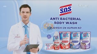 S.O.S ANTI BACTERIAL BODY WASH ADVERTISEMENT #BERSIHOKKUMANOK • 30s (2023)