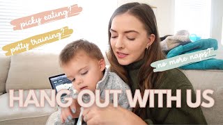 new jackson updates + old navy haul | hang out with us at home for a little bit! | KAYLA BUELL