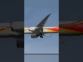 Hainan airlines Boeing 787 landing at San Jose Norman y mineta international airport
