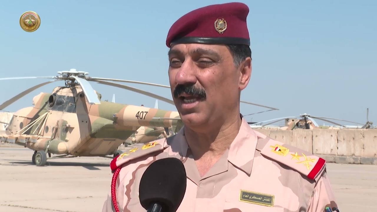 المفتشية العسكرية العامة تجري تفتيشاً فحصياً لقاعدة طيران الجيش الأولى ووحداتها