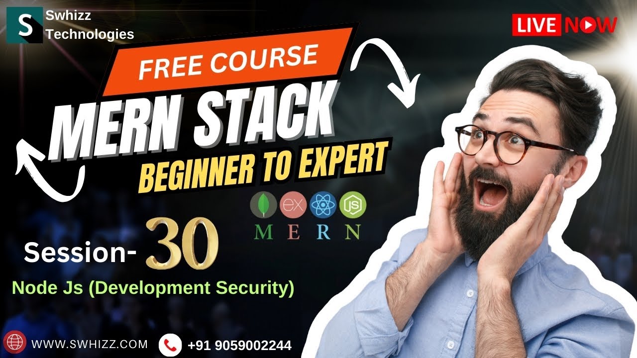 30 Node Js (Development Security) MERN Stack Tutorial By Swhizz ...