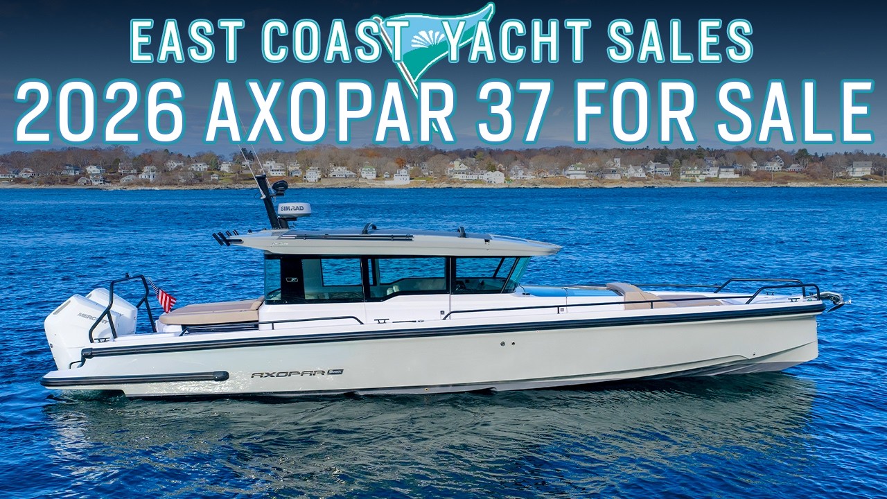 ⁣2026 Axopar 37 Fully Equipped for Cruising - Inverter, JPO, Full Galley Setup | For Sale [495,723]