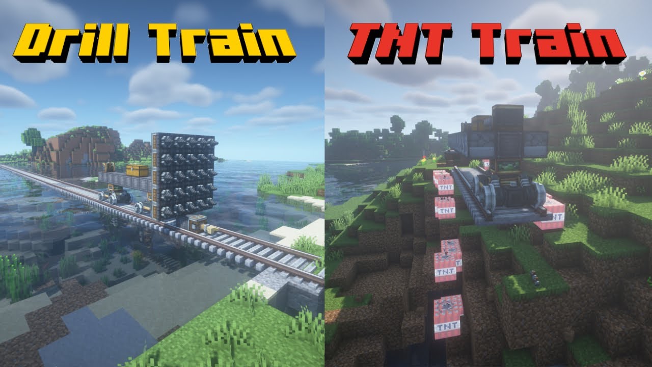 3 different trains you need to know in create mod！（Minecraft mod ...
