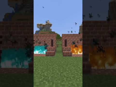 TRUCOS | COMO HACER para que el FUEGO NO SE APAGUE en MINECRAFT | ¿Cómo se hace? #shorts