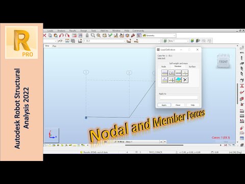 Understanding Nodal and Linear Loads in Autodesk Robot