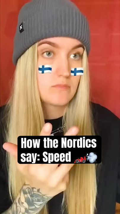 How the Nordic countries say Speed 🇩🇰🇸🇪🇳🇴🇮🇸🇫🇮