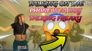 Talking Fre On The Phone W A Boy To Get Littyb And Sahars Reaction Must Watch