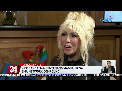 Vice Ganda, na-senti nang magbalik sa GMA Network compound | 24 Oras