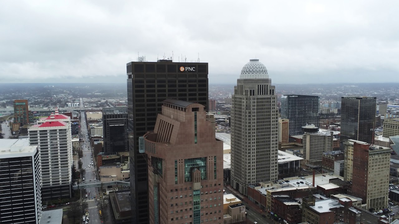 Humana Building in Louisville Humana Downtown Louisville Ky. Parrot Anafi YouTube