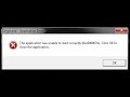 How to fix 0xc000007b error with AIO210