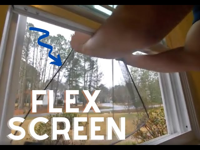 The Right Way to Install Your FlexScreen Window Screens