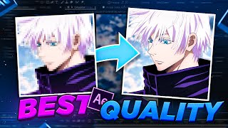 BEST QUALITY for Instagram and Youtube edits / AMV - After Effects tutorial