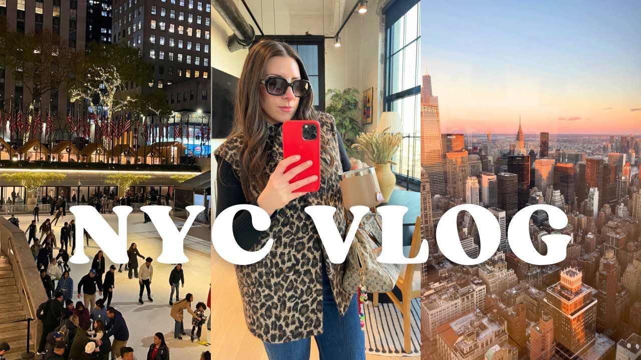 new york city fall vlog |  travel prep for paris + lisbon!
