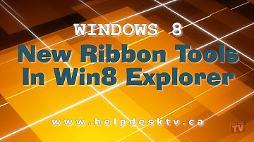 New Ribbon Tools In Windows 8 Explorer