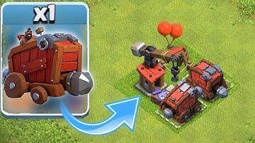 Siege machine vs Tornado trap- Clash Of Clans