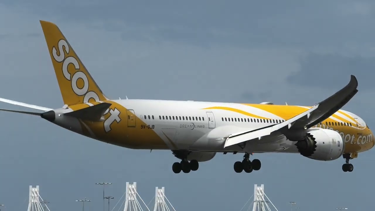 WINDY LANDINGS AT SYDNEY AIRPORT AND HEAVIES. 6 minutes of plane spotting at Sydney airport.