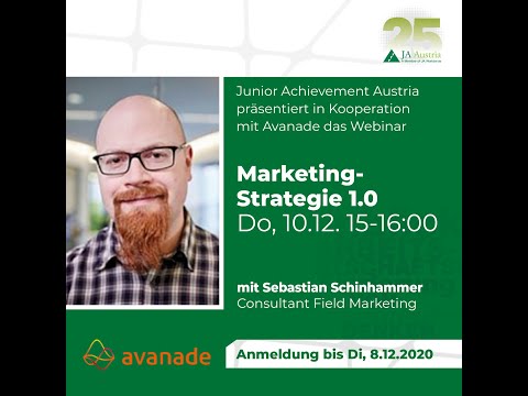 Avanade Webinar - Marketing Strategie 1.0