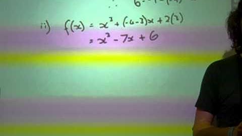 C2 Factor Theorem OCR May 2012 q8