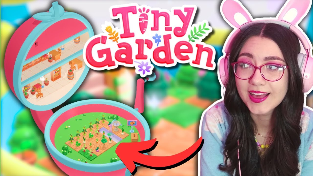 farming and decorating inside a TOY in Tiny Garden!