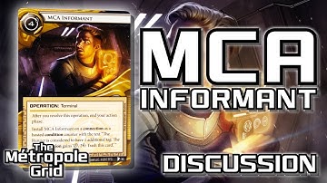 Netrunner Discussion: MCA Informant
