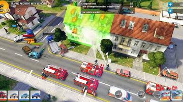 EMERGENCY HQ - Traffic accident with vehicle fire! | Level 200 / GOLD