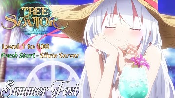 Tree of Savior | Speed Leveling 1 to 100 in under 2 hours | 100 to 165 (Silute Server)
