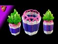 i make many and sell them all, how to make flower vase for home decoration | cover pot.