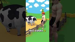 A Vaca Come Muita Comida Sem Parar