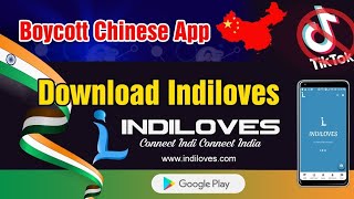 Boycott Chienese App| Indian | How to create an account in Indiloves Lite | RSGIO24 screenshot 1