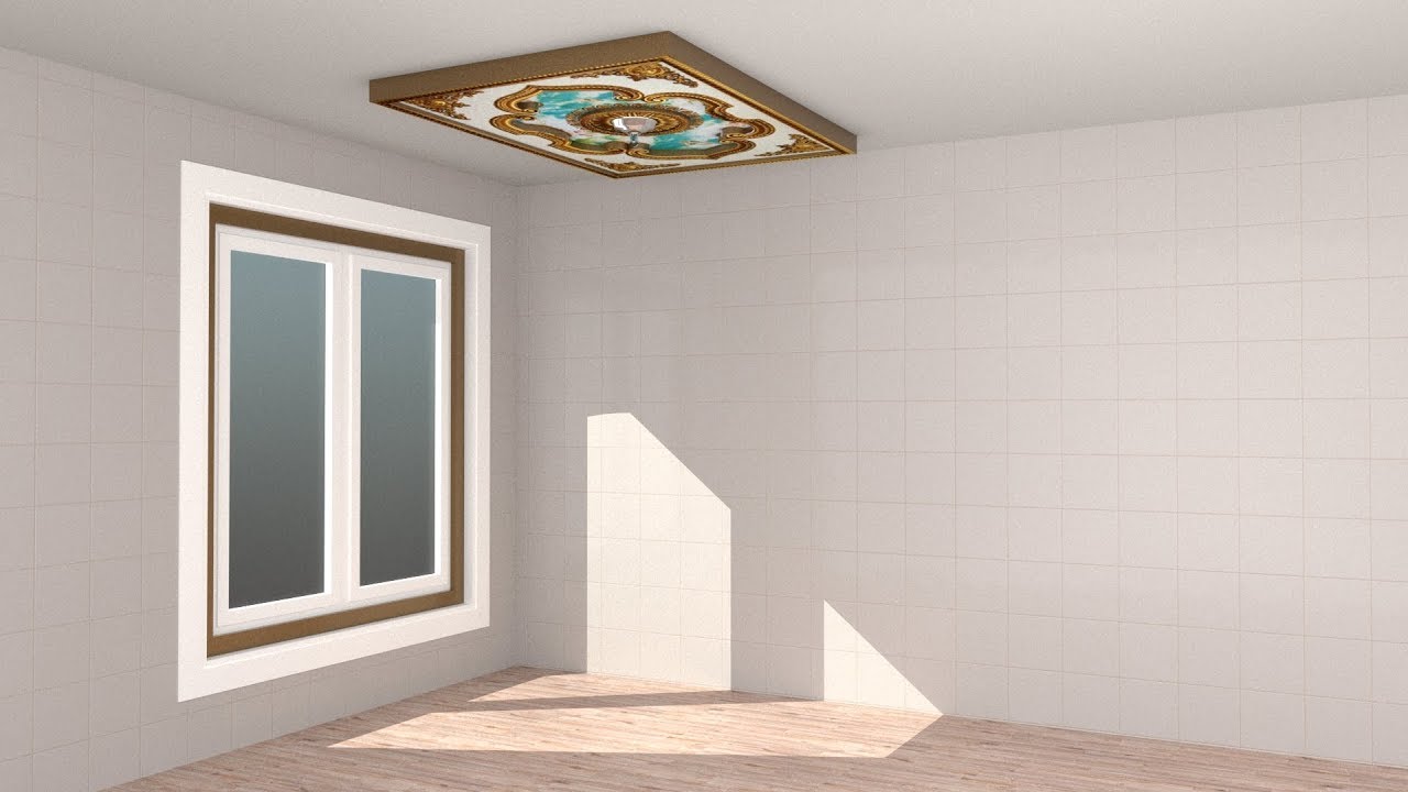 How To Install Rectangular Ceiling Medallions Youtube