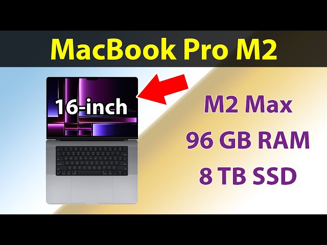 Apple Macbook Pro 16-inch M2 MAX (2023) – 12-core CPU, 38