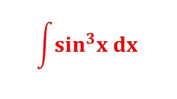 Integral of sin^3(x)