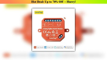 Best Tuya Smart Life ZigBee Switch 2 Gang Relay Module Lighting Google Home Assistant Alexa Echo Ap