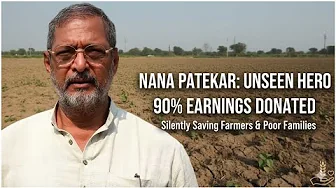 Nana Patekar: The Real Hero Who Donates 90% of His Income to Help the Poor!