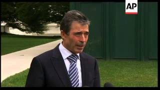 Obama meets NATO chief ahead of Alliance summit