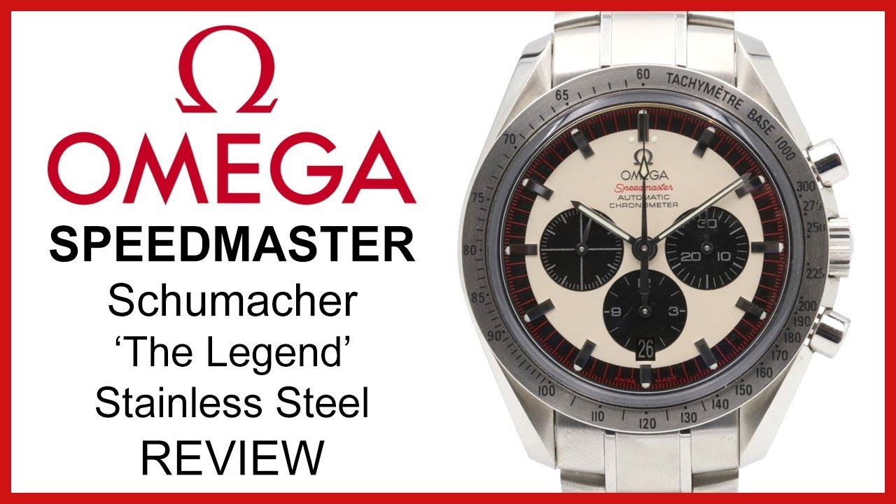 omega speedmaster michael schumacher limited edition sixth title