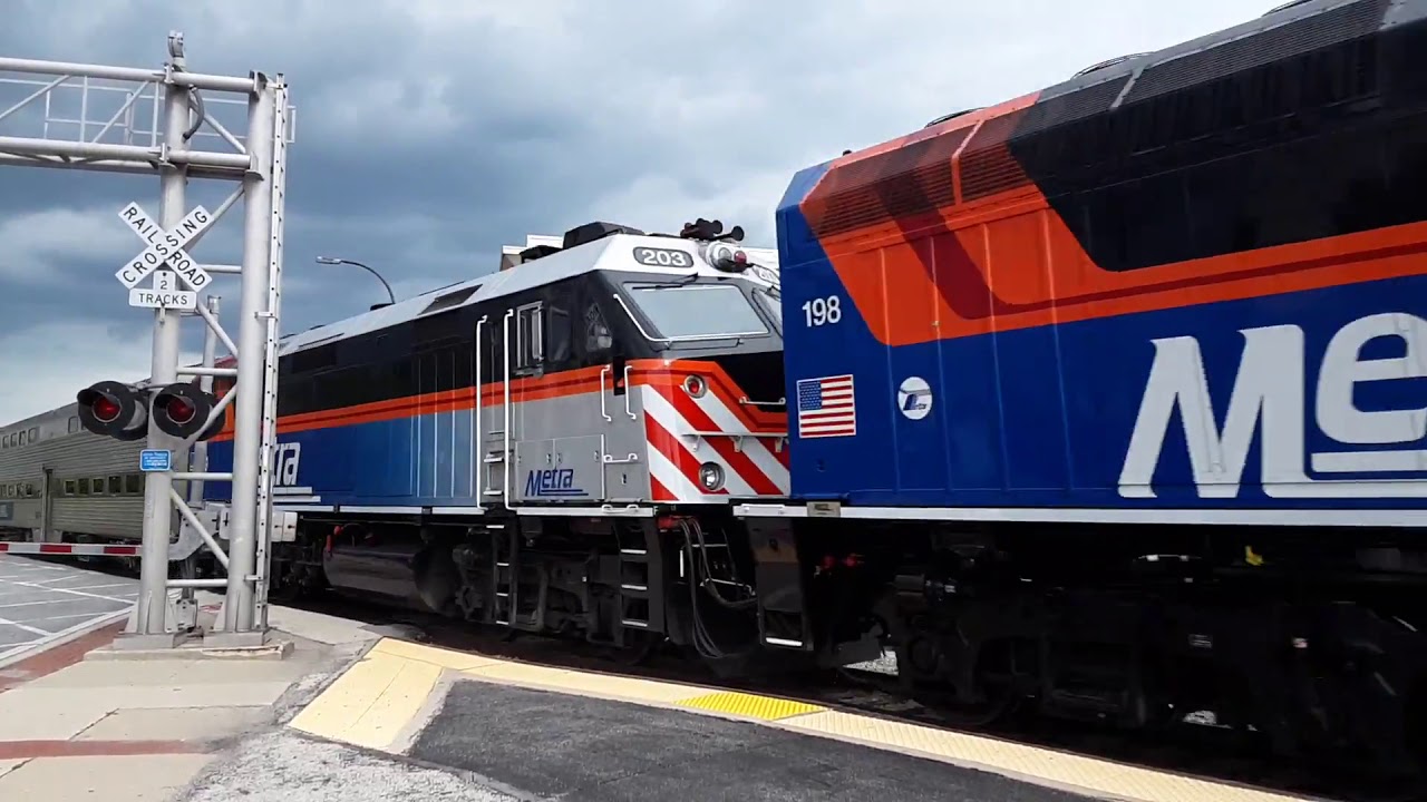Metra Southwest service at Oak Lawn YouTube