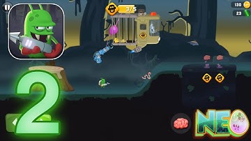 Zombie Catchers: Gameplay Walkthrough Part 2 - New Weapon! (iOS, Android)