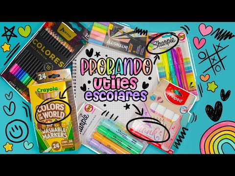 Probando UTILES ESCOLARES – REGRESO A CLASES