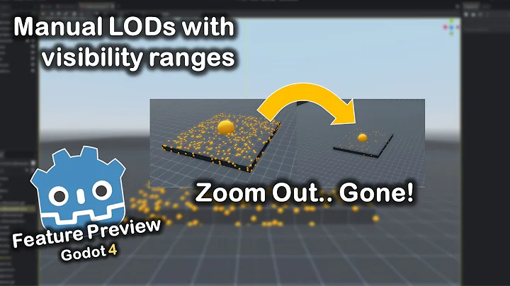 FP: Manual LOD control on Godot 4 with GeometryInsiance3D and Visibility Ranges