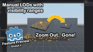 FP: Manual LOD control on Godot 4 with GeometryInsiance3D and Visibility Ranges